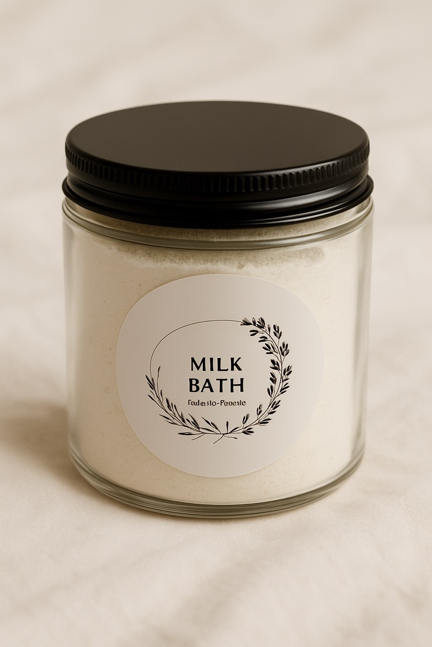 Soothing milk bath