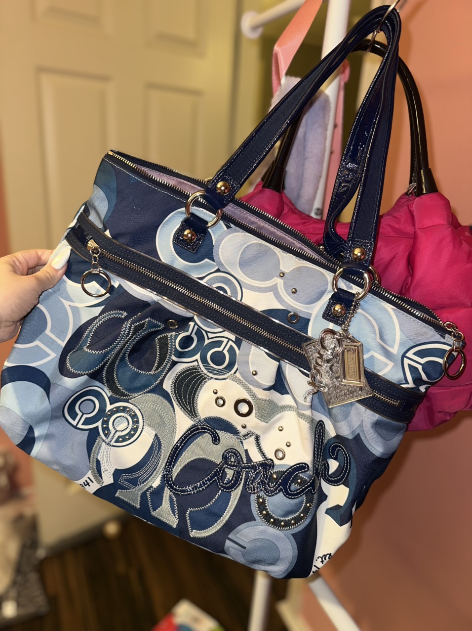 Coach denim poppy ($250) from @Itzel147