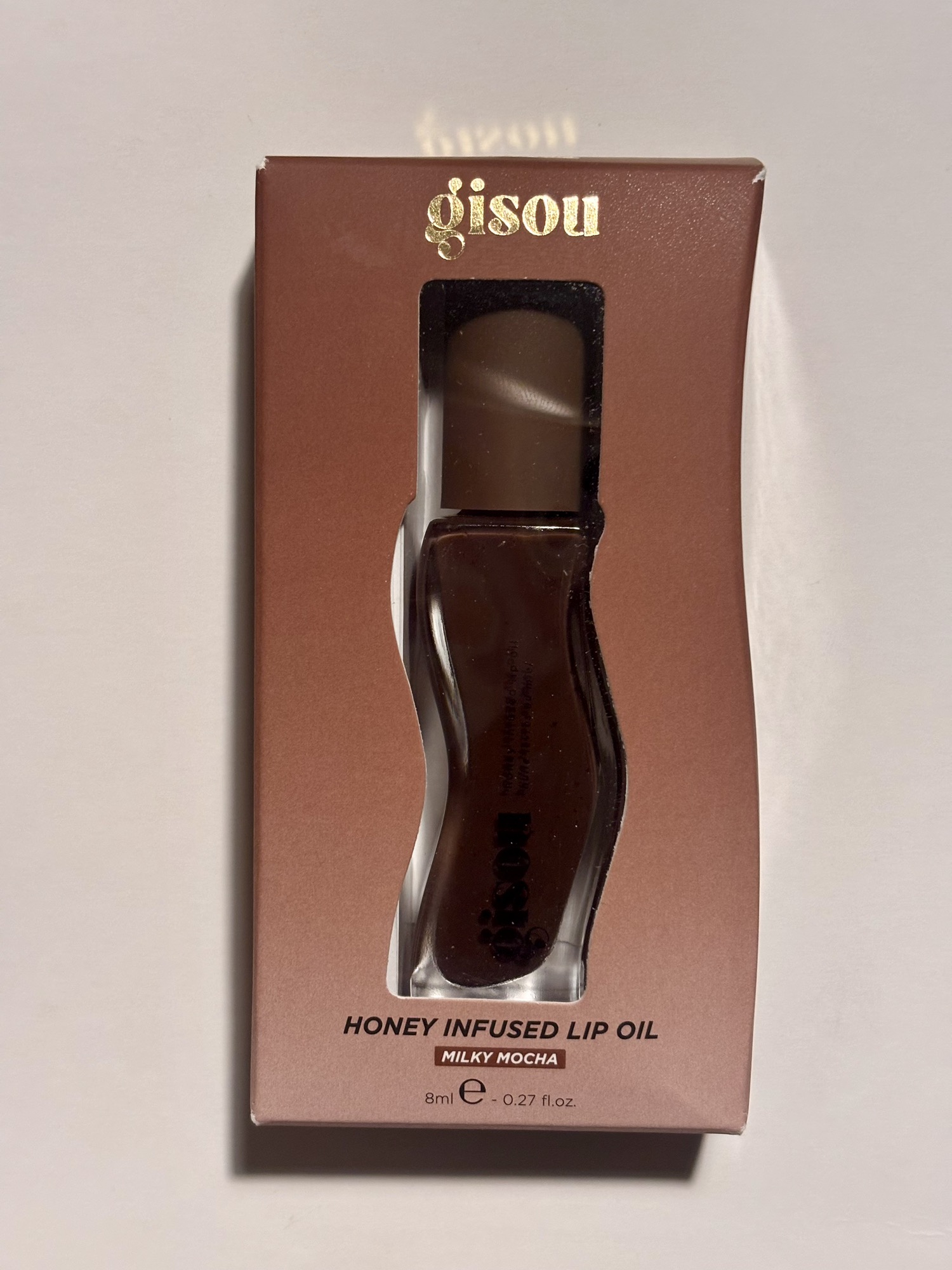 Gisou Lip Oil-Milky Mocha ($23) from @ItsJustStar